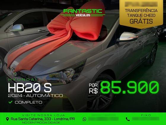 HYUNDAI HB20S 1.0 TGDI FLEX COMFORT PLUS AUTOMÁTICO